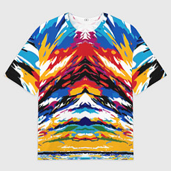 Мужская футболка оверсайз Vanguard abstraction - vogue - art