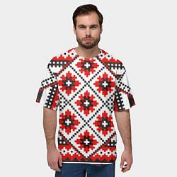 Футболка оверсайз мужская Удмурт мода, цвет: 3D-принт — фото 2