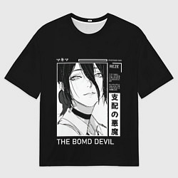 Мужская футболка оверсайз Резе модель - Человек бензопила