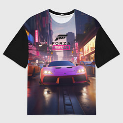 Мужская футболка оверсайз Forza Horizon street racing