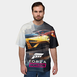 Футболка оверсайз мужская Forza Horizon, цвет: 3D-принт — фото 2
