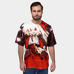 Футболка оверсайз мужская Touhou Project Flandre Scarlet, цвет: 3D-принт — фото 2