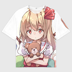 Мужская футболка оверсайз Touhou Project Flandre Scarlet