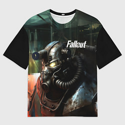 Мужская футболка оверсайз Fallout dark style
