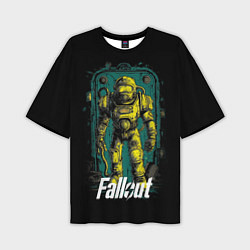 Мужская футболка оверсайз Fallout poster style