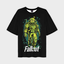 Мужская футболка оверсайз Fallout poster game