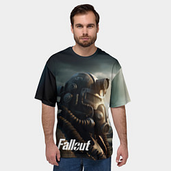 Футболка оверсайз мужская Fallout man game, цвет: 3D-принт — фото 2