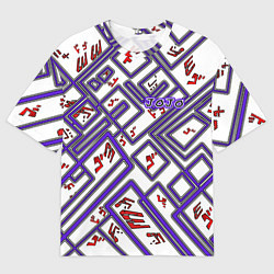 Футболка оверсайз мужская Jojo theme, цвет: 3D-принт