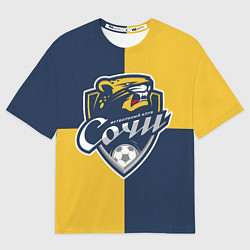 Мужская футболка оверсайз Футбольный клуб Сочи