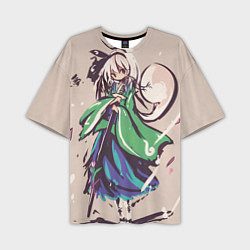Мужская футболка оверсайз Touhou Project Youmu Konpaku