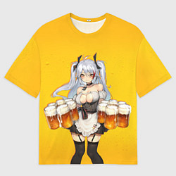 Мужская футболка оверсайз Пивняшка