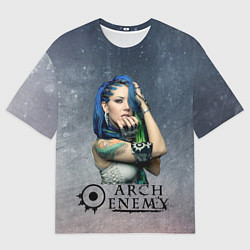 Футболка оверсайз мужская Arch Enemy Alissa White-Gluz, цвет: 3D-принт
