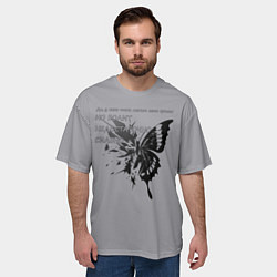 Футболка оверсайз мужская Но болит недостаточно сильно, цвет: 3D-принт — фото 2