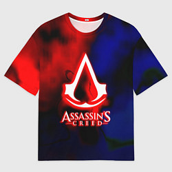 Футболка оверсайз мужская Assassins Creed fire, цвет: 3D-принт