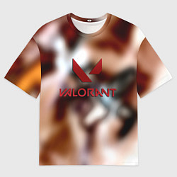 Мужская футболка оверсайз Valorant riot games