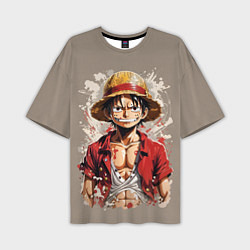 Мужская футболка оверсайз Монки Ди Руфи - One Piece