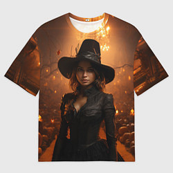 Футболка оверсайз мужская Красивая ведьма, цвет: 3D-принт