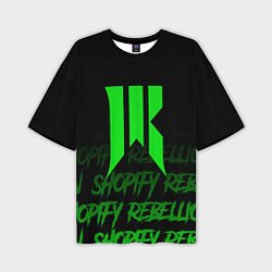 Мужская футболка оверсайз Shopify Rebellion