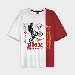 Мужская футболка оверсайз BMX urban style