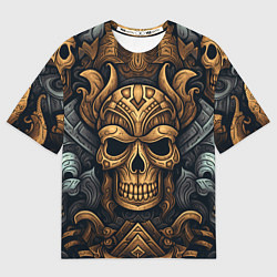 Футболка оверсайз мужская Арт павшие викинги, цвет: 3D-принт