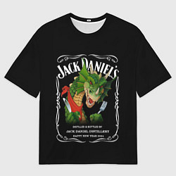 Футболка оверсайз мужская Джек Дэниэлс - 2024, цвет: 3D-принт