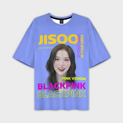 Мужская футболка оверсайз Jisoo - певица из музыкальной группы Blackpink