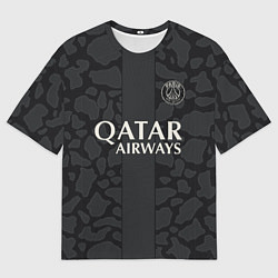 Мужская футболка оверсайз Килиан Мбаппе форма ПСЖ 23-24 третья