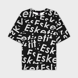 Футболка оверсайз мужская Esskeetit rap, цвет: 3D-принт