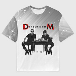 Футболка оверсайз мужская Depeche Mode - Mememto Mori Dave and Martin, цвет: 3D-принт