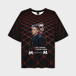 Мужская футболка оверсайз Depeche Mode - Dave Martin memento mori tour
