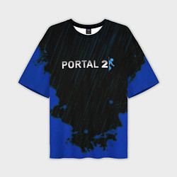Футболка оверсайз мужская Portal games, цвет: 3D-принт