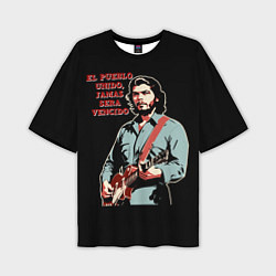 Мужская футболка оверсайз Че Гевара с гитарой