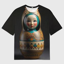 Мужская футболка оверсайз Матрёшка от ai
