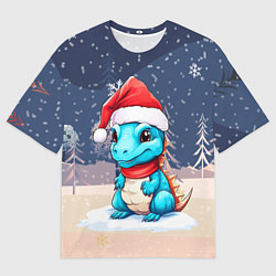 Мужская футболка оверсайз Дракон здоровья