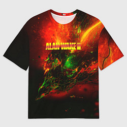 Мужская футболка оверсайз Alan Wake 2 remedy game