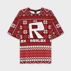 Мужская футболка оверсайз Roblox christmas sweater