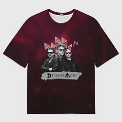 Мужская футболка оверсайз Depeche Mode - spirit tour