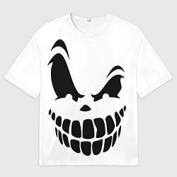 Мужская футболка оверсайз The ghost is smiling