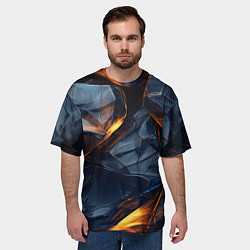 Футболка оверсайз мужская Нестандартный порядок, цвет: 3D-принт — фото 2