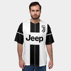 Футболка оверсайз мужская Juventus collection, цвет: 3D-принт — фото 2