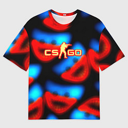 Мужская футболка оверсайз Хагги вагги x counter strike коллаба