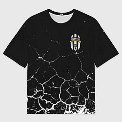 Футболка оверсайз мужская Фк Ювентус, цвет: 3D-принт