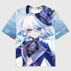 Мужская футболка оверсайз Genshin Impact Фурина