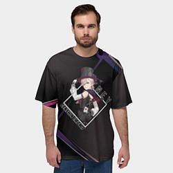 Футболка оверсайз мужская Лини в ромбе, цвет: 3D-принт — фото 2