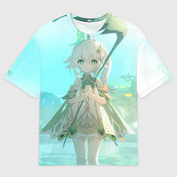 Футболка оверсайз мужская Genshin Impact Нахида, цвет: 3D-принт