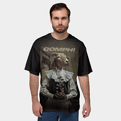 Футболка оверсайз мужская Richter und henker Oomph, цвет: 3D-принт — фото 2