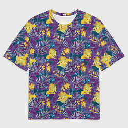 Футболка оверсайз мужская Тропический тукан, цвет: 3D-принт