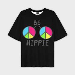 Мужская футболка оверсайз Be hippie