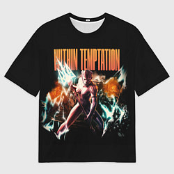 Мужская футболка оверсайз Within Temptation the fire within