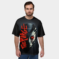 Футболка оверсайз мужская The purge Within Temptation, цвет: 3D-принт — фото 2